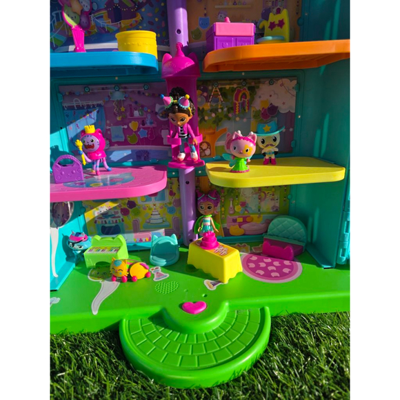 DreamWorks Animation Dolls & Accessories One Size Blue Pink Cat Dollhouse - Picture 4 of 7